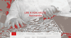 Desktop Screenshot of lireavoixhautenormandie.fr