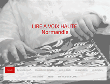 Tablet Screenshot of lireavoixhautenormandie.fr